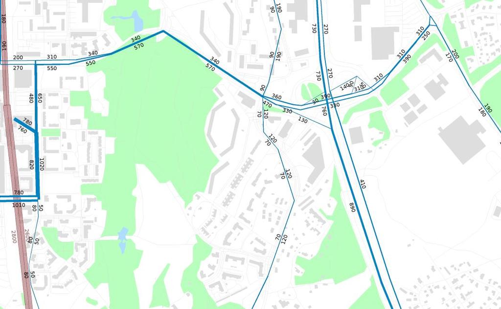 Hämeenlinnanväylällä joukkoliikenteen matkustajamäärät pienenevät nykyisestä vuoteen 2025 mennessä Kehäradan valmistuessa.