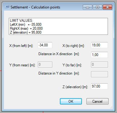 Point- välilehdellä määritetään seuraavaksi laskentapisteet, joiden kohdalla laskenta suoritetaan. Valitaan ylävalikosta Point Add Pattern.