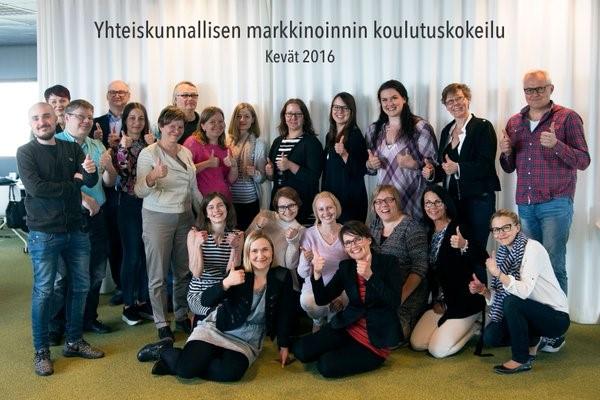 YHTEISKUNNALLISEN MARKKINOINNIN KOULUTUSKOKEILUN TULOKSIA 28.