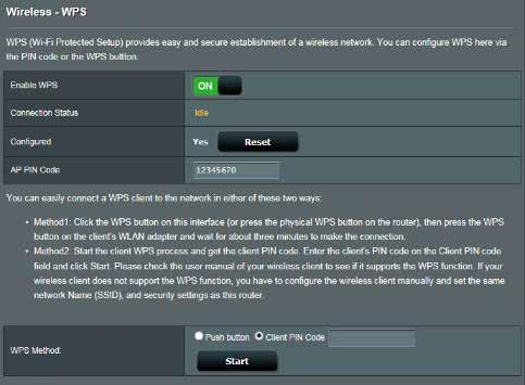 4.1.2 WPS WPS (Wi-Fi Protected Setup) on langaton suojausstandardi, joka mahdollistaa laitteiden helpon liittämisen langattomaan verkkoon.