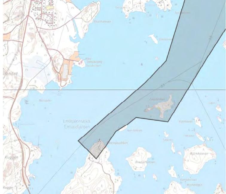 26 Mäntysaaren ja Stornäsuddenin virkistysalueet Suojelu- ja rauhoituspäätökset Alueita