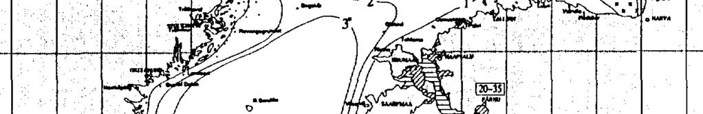 Maimum etent of ice cover