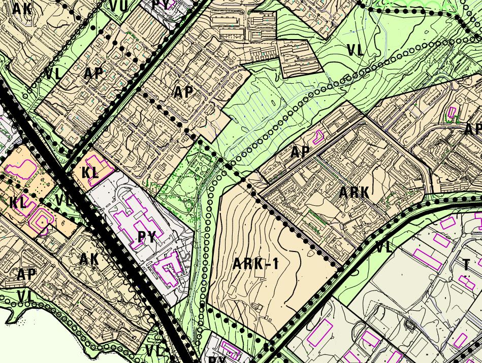 2002 oikeusvaikutteisena) suunnittelualue on pientalovaltaista asuntoaluetta (AP).