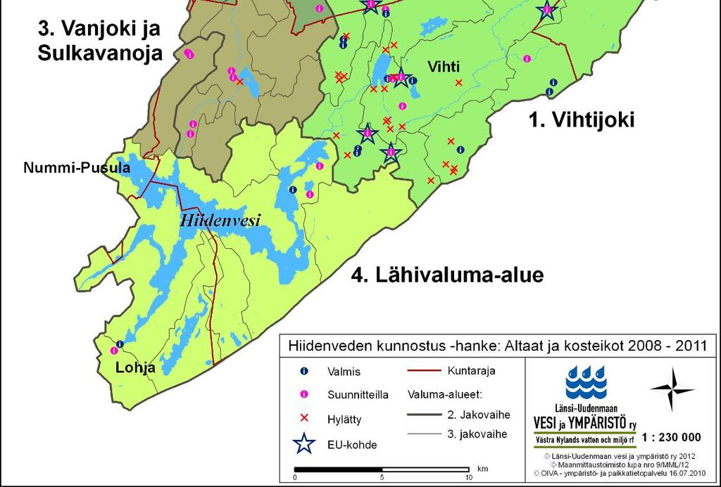kosteikkokohteita 63 Lisäksi markkinoitiin suojavyöhykkeitä