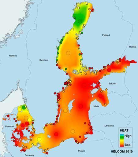 1. State: Current state of the sea Eutrophication status of the