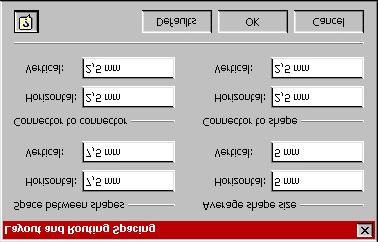 33 (a) (b) Kuva 4.3. Microsoft Visio -kaavionpiirtosovelluksen olioryhmien ulkoasun muokkaukseen käytettävät dialogit. [MS Visio, 2001] 4.3. Rajoitteet Rajoitteet ovat sommittelusääntöjä, jotka määräävät olioiden sijoittelun kaaviossa.