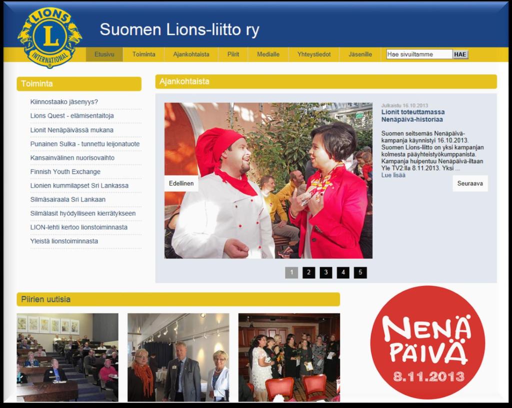 Lions Clubs International MD 107 Finland Kampanjan