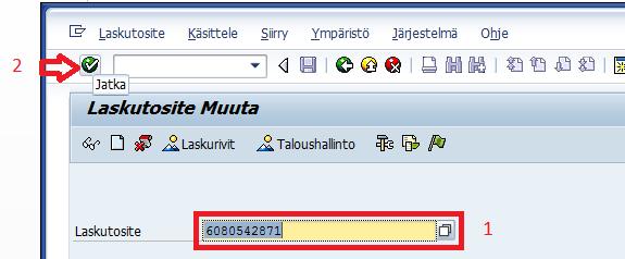 6. Laskun lähetys Seuraa tätä ohjetta kun asiakkaalla on datalinja maksaja-asiakas ZZ03:n takana. Lähetä paperilasku postitse, kun asiakkaalla ei ole datalinjaa. 6.1.