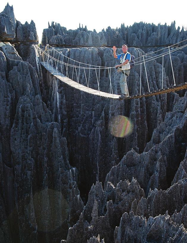maailmanperintöalue. Sadan kilometrin pituinen kalliomuodostelma on yksi Madagaskarin suurimmista ja kansainvälisesti merkittävin suojelualue.