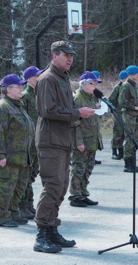 Pääsihteeri kertoi, kuinka harjoituksen lopussa saatuja palautteita tullaan hyödyntämään tulevien NASTA-harjoitusten rakentamisessa.