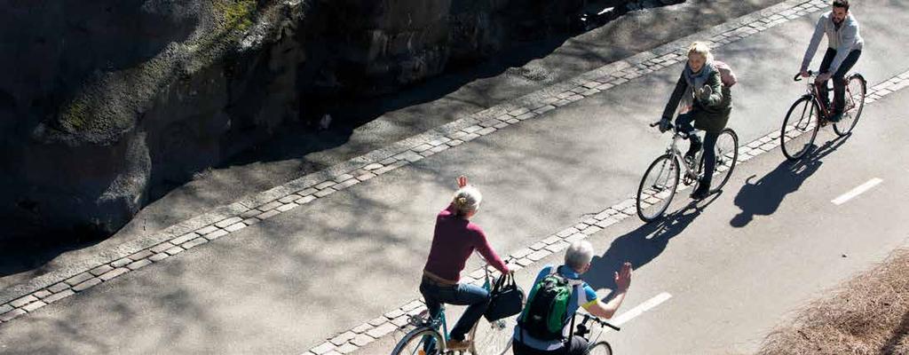 Pyöräilijämääriä seudun vilkkaimmilla reiteillä 2016 Pyöräilyn suosio on kasvanut vuosi vuodelta