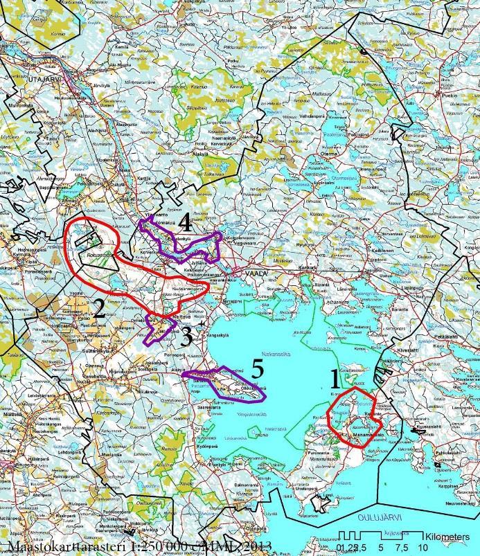 perusteella kolme maakunnallisesti arvokasta maisemaaluetta: Neittävän kylä, Oulujoen kulttuurimaisema ja voimalaitokset sekä Säräisniemi.