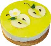 soijalesitini), suola, aromit, väri (E160a)], hedelmätäyte [ananas, päärynä, persikka, mandariini, sokeri, vesi, aprikoosi, glukoosi-fuktoosisiirappi, kirsikka, hyytelöimisaineet (E1442, E440, E407),