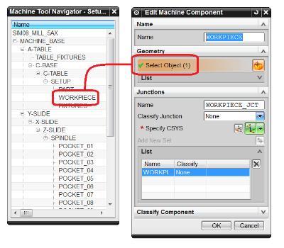 6. Open the Machine Tool Navigator and locate