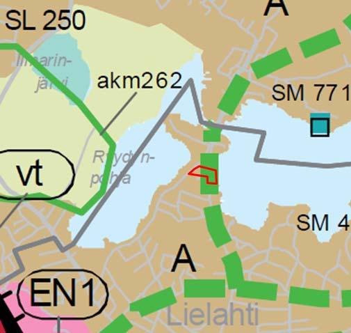 Suunnittelun lähtökohdat: Maakuntakaava Pirkanmaan 29.3.2007 vahvistetun maakuntakaavan mukaan alue on taajamatoimintojen aluetta.