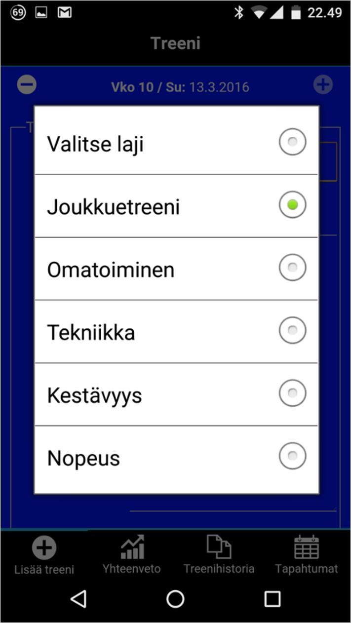 Ajat on ryhmitelty pääsääntöisesti 15 minuutin välein (0, 30 min, 45 min, 1 h, 1h 15min, 1h 30 min, 1h 45 min ja 2h).