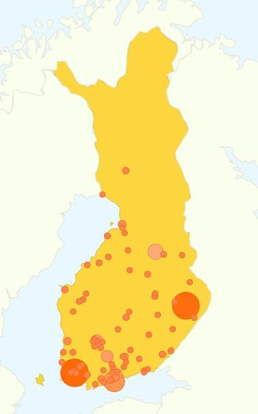 PaikkaOppi on (jo) kansallinen palvelu Varsinaiset pilottikoulut sijaitsevat Joensuussa ja Turussa, joissa järjestetään hankkeen kautta rahoitettavia erikoiskursseja.