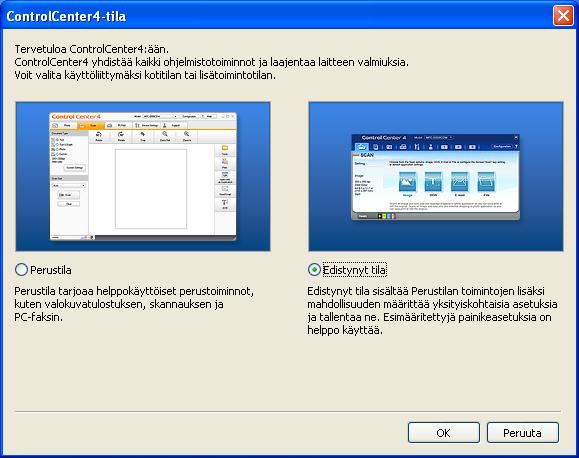 7 Skannaaminen tietokoneeseen 7 Asiakirjan skannaaminen PDF-tiedostoksi ControlCenter4-ohjelman avulla (Windows ) 7 (Macintosh-käyttäjät) Katso Skannaus oppaassa Ohjelmiston käyttöopas.