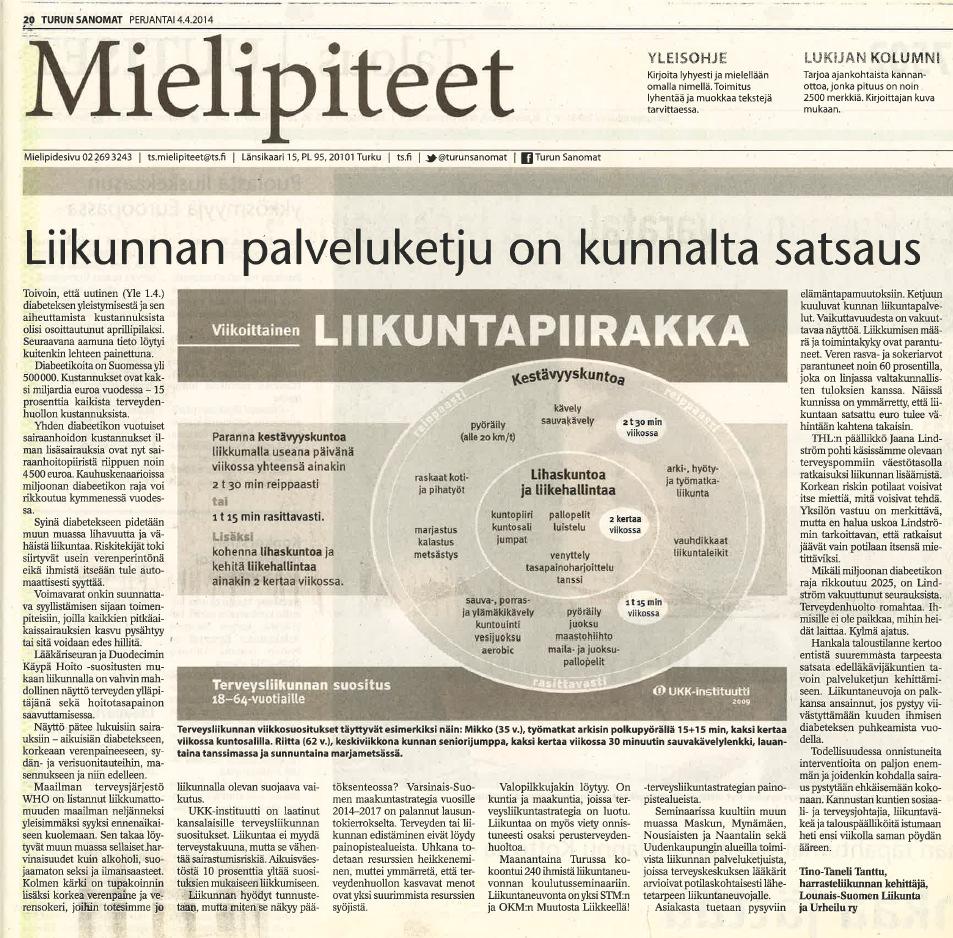 Mielipidekirjoitus