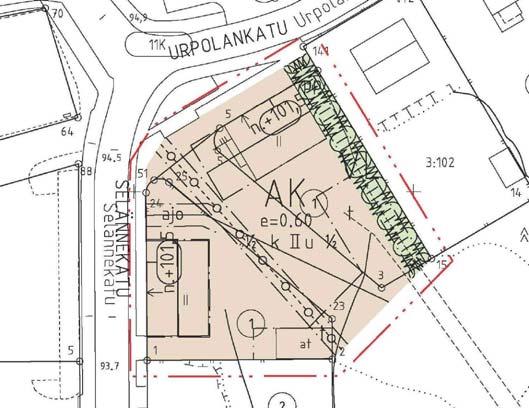 954 Urpolankatu 22 Selännekatu 31 Mikkelin kaupunki Asemakaavamuutoksen selostus / ehdotus 9.6.