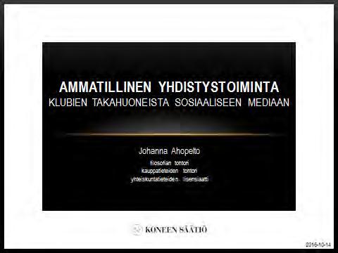 pdf Vaasan Teknillisen Seuran 97½- ja Tekniikan akateemiset TEKin 120-vuotisjuhla Vaasassa 14.10.2016: Klubeista someen 1919 2016 www.desnetti.