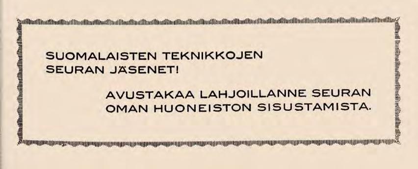 la vuokrasopimuksella seuralle 276 pääasia oli saada ajatukseen vauhtia. Helmikuussa 1919 perustettiin valiokunta asiaa pohtimaan 277.