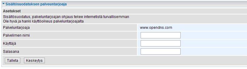 Avainsanasuodatus: Suodattaa halutut avainsanat.