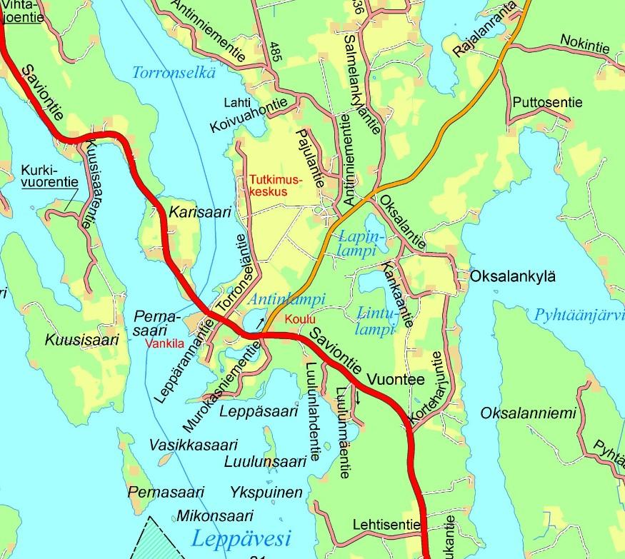 Vuonteensalmensillan yleiskaavan muutos 5 1. PERUSTIEDOT 1.