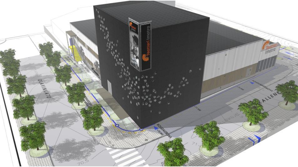 Arkkitehti sai rakennesuunnittelijalta rakennetyyppejä projektin edetessä.