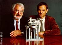 Nobel-palkinto1986 Gerd Binnig, Heinrich Rohrer