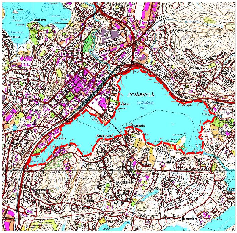 Keski-Suomen maakunnallisesti tärkeät lintualueet 6.11 20 (62) Jyväsjärvi (610095) Jyväskylä Pinta-ala: 314 ha Kaupungin keskellä sijaitseva Jyväsjärvi on tärkeä muuttolintujen levähdysalue.