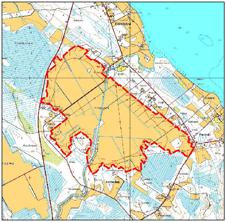 Keski-Suomen maakunnallisesti tärkeät lintualueet 27 (62) 6.18 Kortteinen (610175) Pihtipudas Pinta-ala: 375 ha Kortteisen laaja peltoaukea on tärkeä muuttolintujen levähdysalue etenkin keväisin.