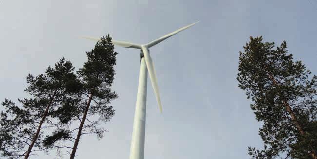 KAAVAN SISÄLTÖ JA PERUSTEET ENERGIA JA LUONNONVARAT Tuulivoimala Ikaalisissa. Taulukko 5. Pirkanmaan maakunnalliset tuulivoima-alueet.