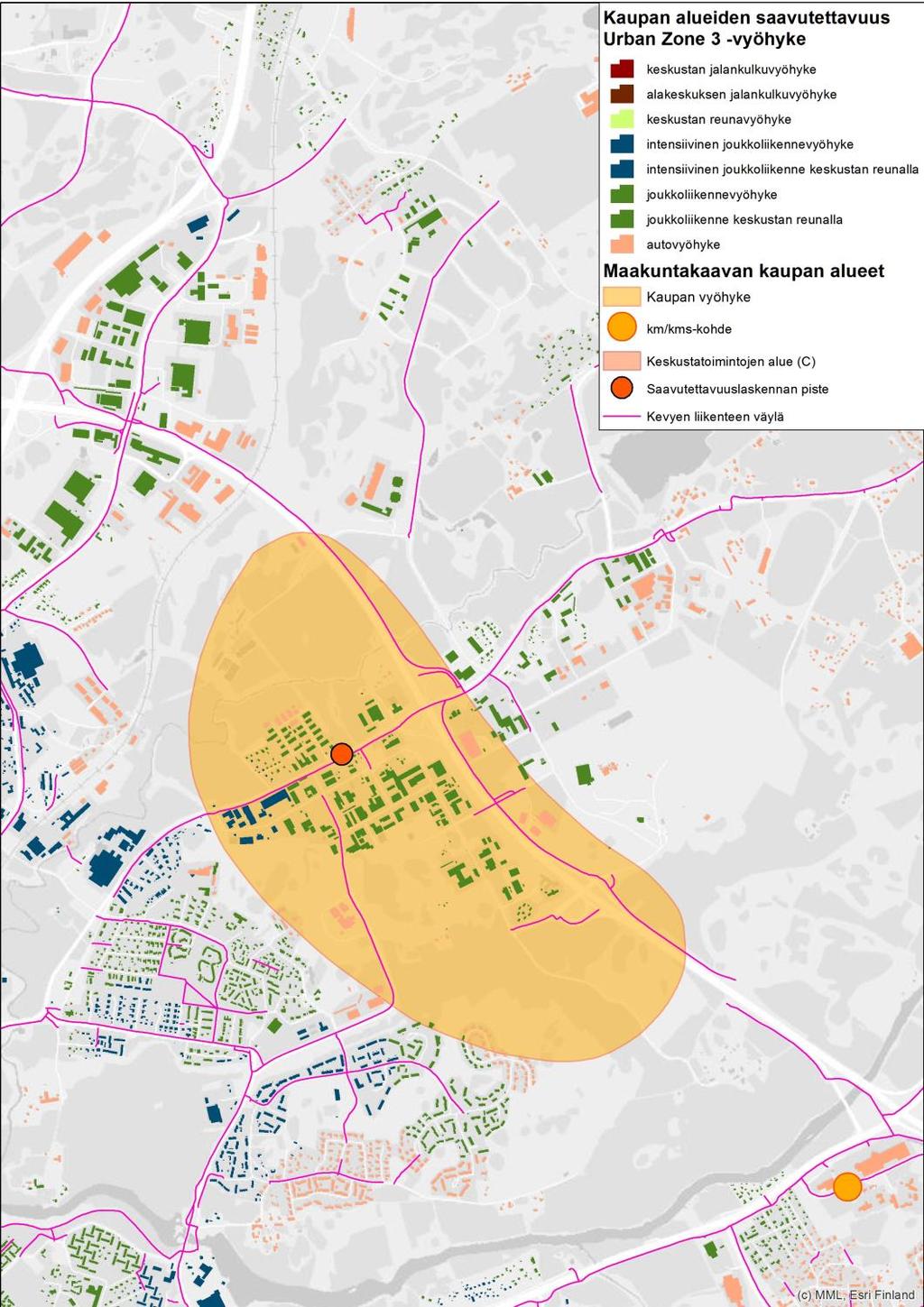 ORIKETO, TURKU (VKKALUE) Orikedon kaupallinen alue sijaitsee ohikulkutien eteläpuolella. Alueen kaupallinen painopiste on tilaa vievässä kaupassa, erityisesti rauta ja autokaupassa.