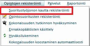 Lisää Organisaatiokohtaan H-alkuinen tiedekunnan vastuualuetunniste ja paina tab. Lisää Org. Hierarkia rasti ja Lähteeksi WebOodi. Hae tietoja painamalla F4 tai yläreunan Hae-painikkeella.