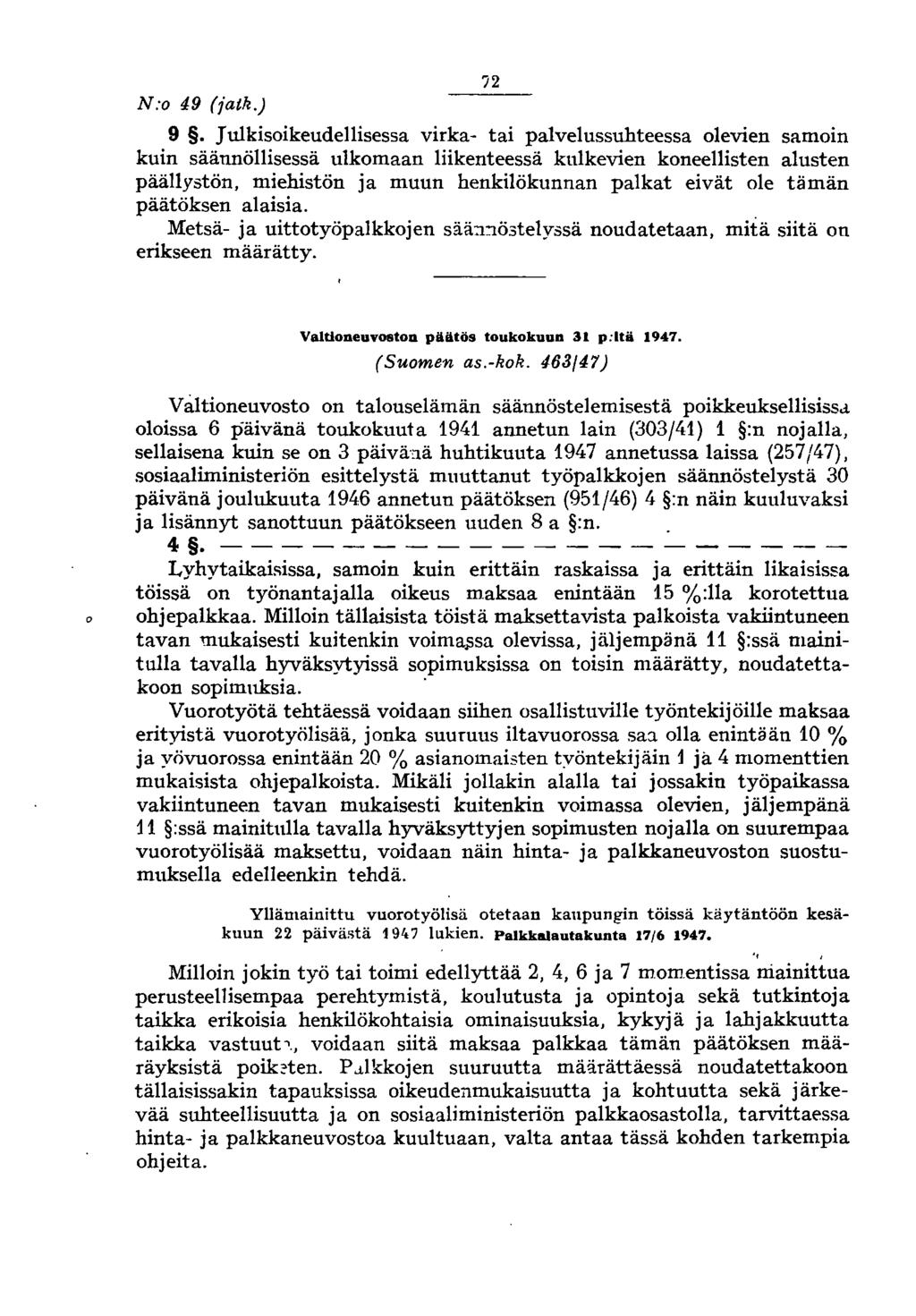 N:o 49 (jatk.)?2 9.
