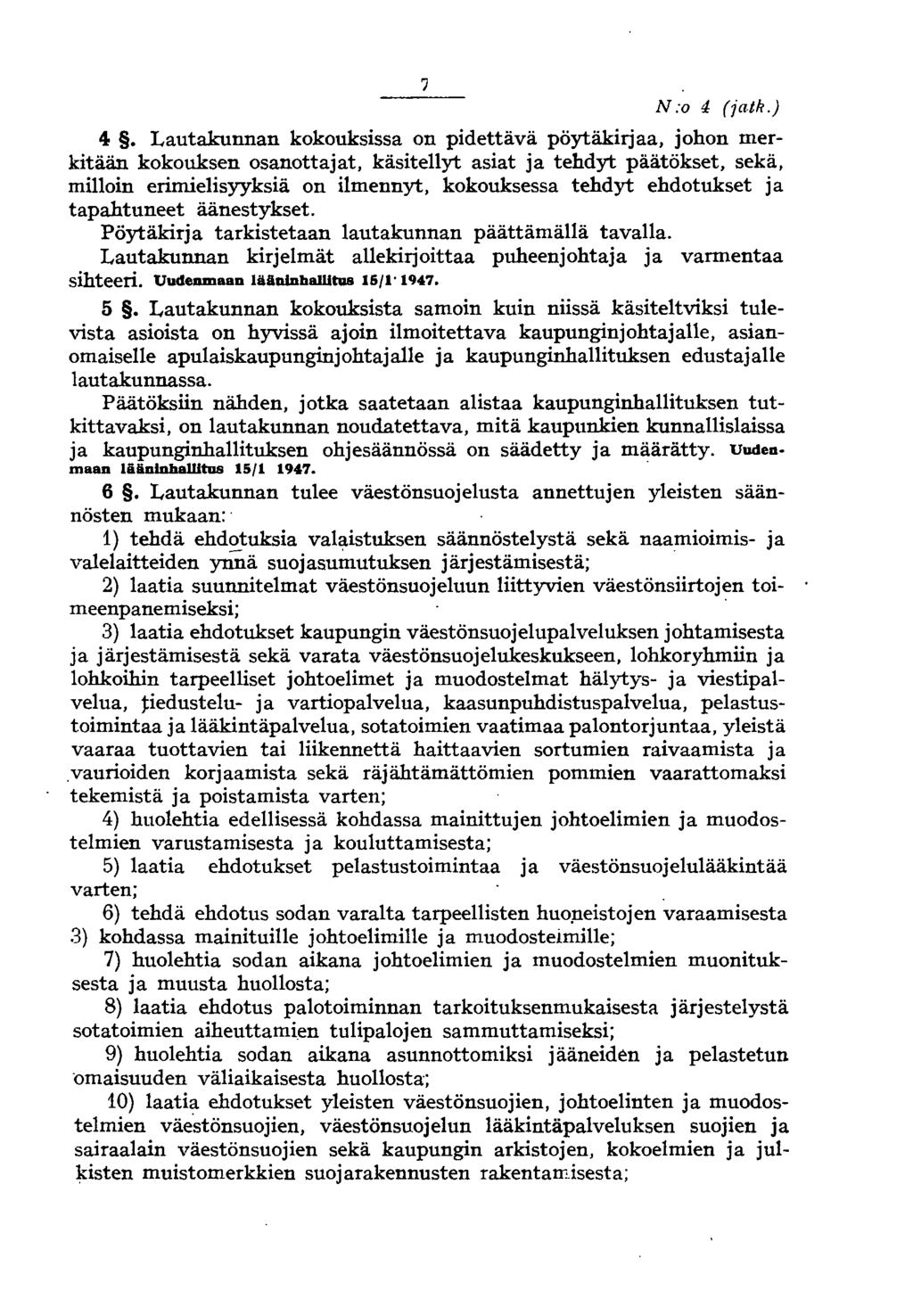 ? N:o 4 (jatk.) 4.