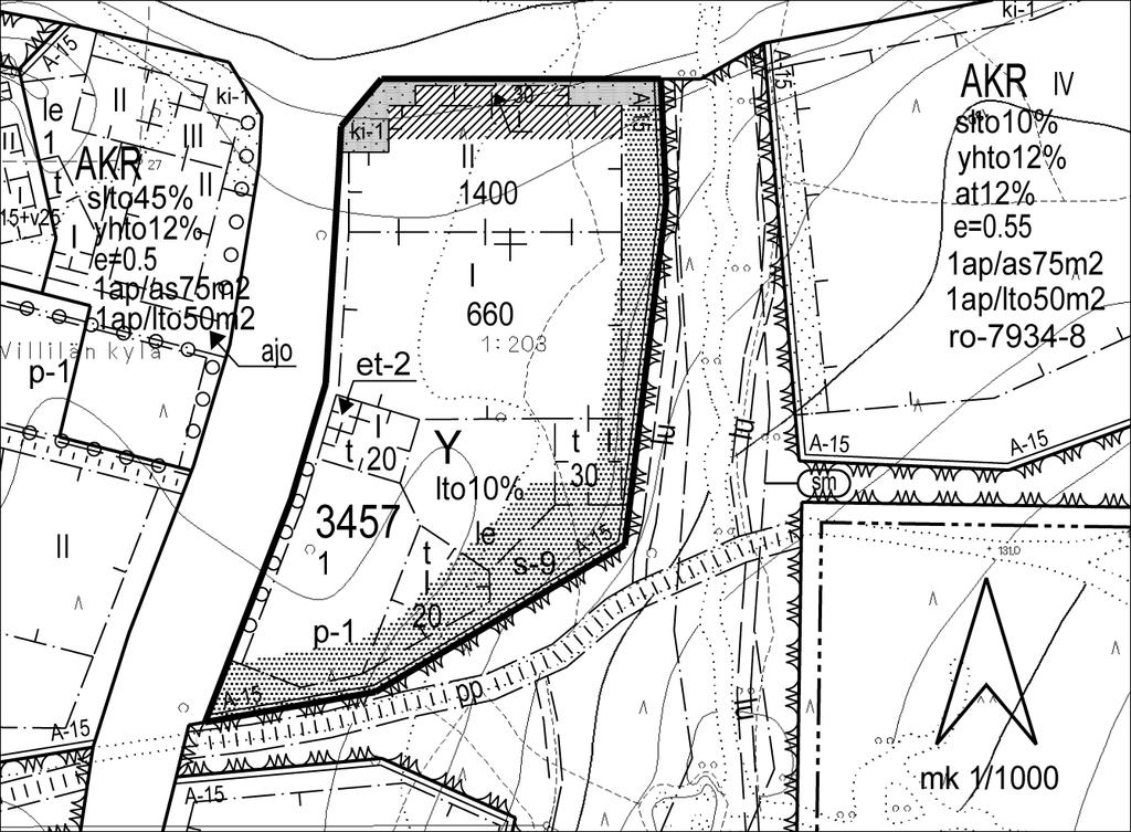 Rakentamista ohjaavia ohjeita kortteliin 3457/tontti 1 (Y) (huom. tässä korttelissa asemakaavamääräyksissä ei ole rakentamistapaohjeita.