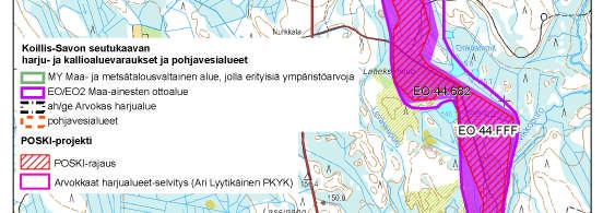 kuljetusyhteydet ei merkittäviä luonnon- tai ympäristöarvoja kiviaineksessa runsaasti diabaasijuonia,