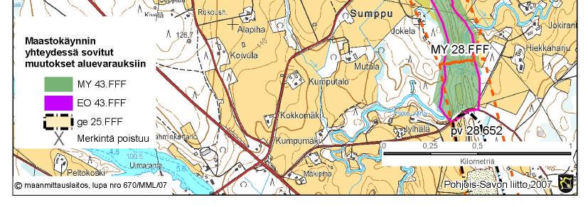 tule aiheuttamaan estettä. Hämeenlampi Karjumäki EO 28.