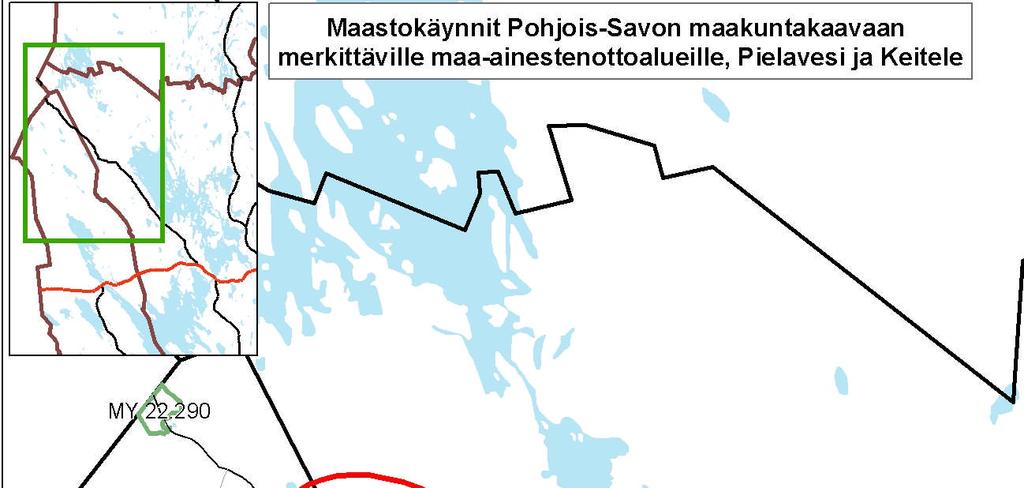 6 Maastokäynnit kohdistuivat