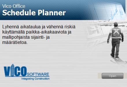 ) Vico Cost Planner mahdollistaa integroidun