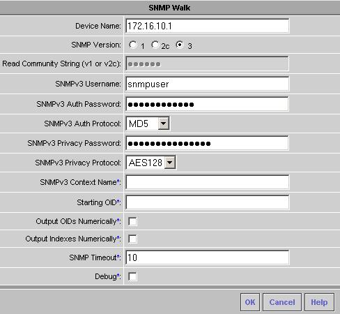 52 Device Center:n toiminnoista löytyy lisäksi erilliset työkalut SNMP -Set ja Walk -toimintojen suorittamiseen.