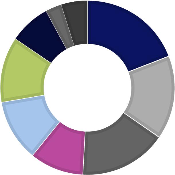 Polttoaine on suurin kustannuserä Toiminnallisten kustannusten jakauma (584 m Q1:llä) 12 % 11 % 8 % 3 