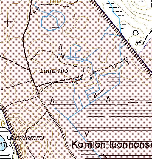 14 Kohdetyyppi: 1 Asuinpaikat Copyright: Metsähallitus 2008