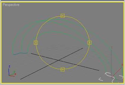 Klikkaa Snaps Toggle takaisin päälle, valitse isompi kaari ja kopioi jälleen ctrl+v näppäin yhdistelmällä.