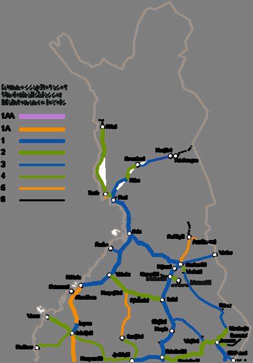 Transport infrastructure data of the Finnish Transport Agency 2/2016 APPENDIX 6
