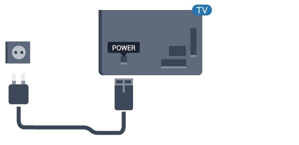 Vaikka tämä televisio kuluttaa valmiustilassa erittäin vähän energiaa, voit säästää energiaa irrottamalla