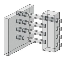 KO. - 3 3D-risteämän prioriteetti on yleinen arvo, joka määrittää pilarien prioriteetin suhteessa palkkeihin 3D-näkymissä.