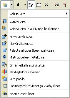 KO. - 5 3.2 Häämö Häämö-ominaisuus mahdollistaa muissa ikkunoissa sijaitsevien elementtien näyttämisen haamukuvana nykyisessä ikkunassa.